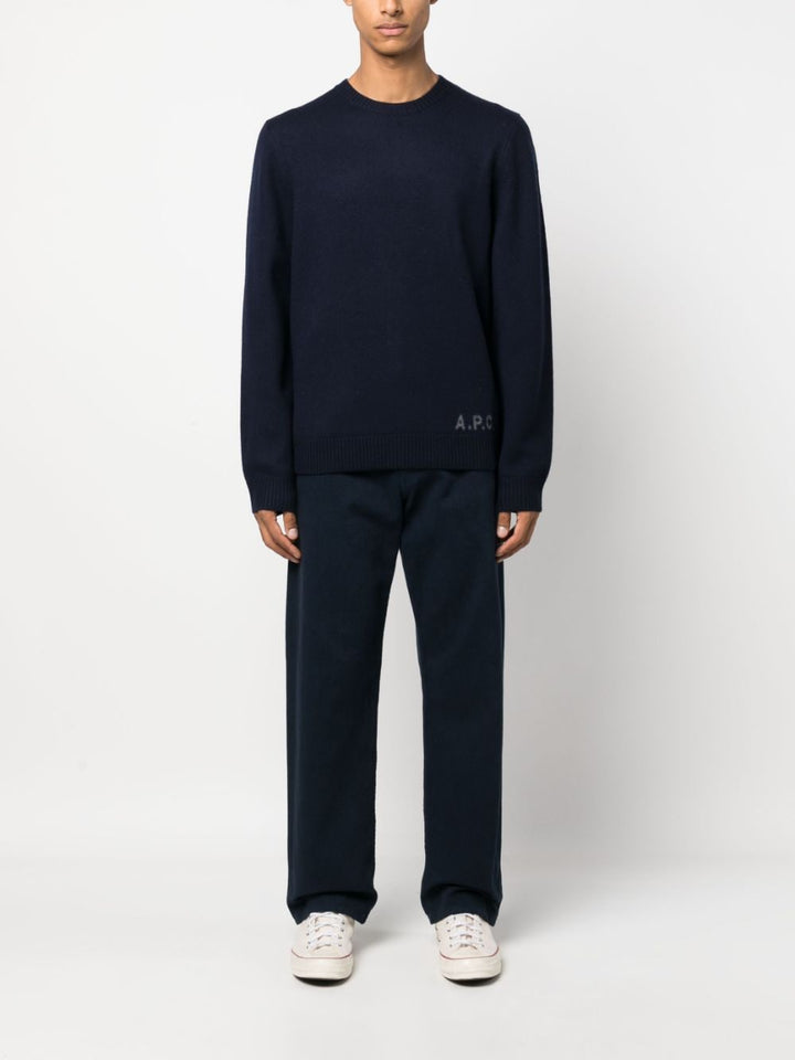 A.P.C. WVBAZH23059NAVY/CAMEL