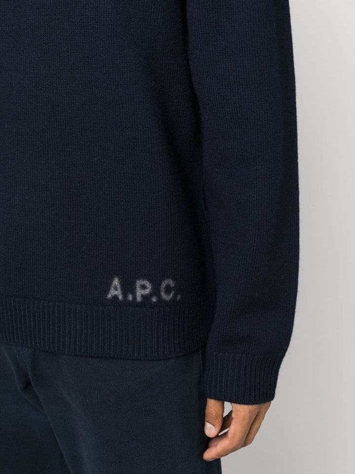 A.P.C. WVBAZH23059NAVY/CAMEL