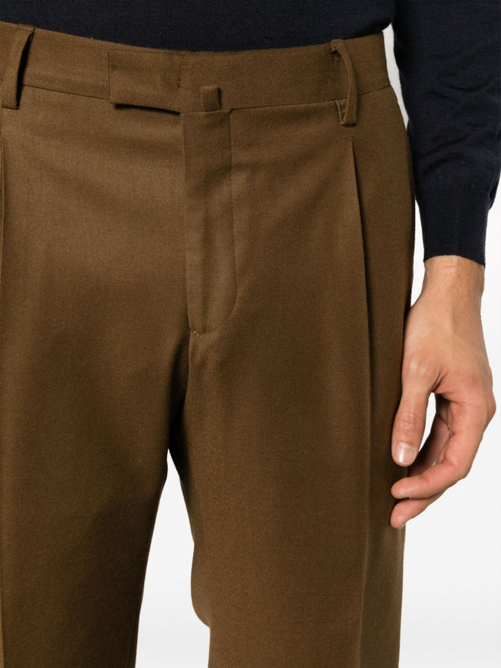 biscuit tailored trousers