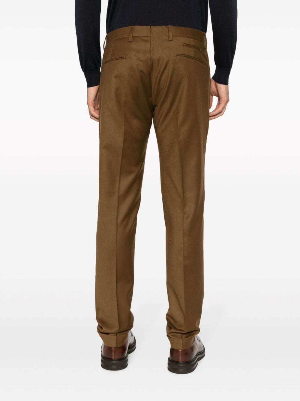 biscuit tailored trousers