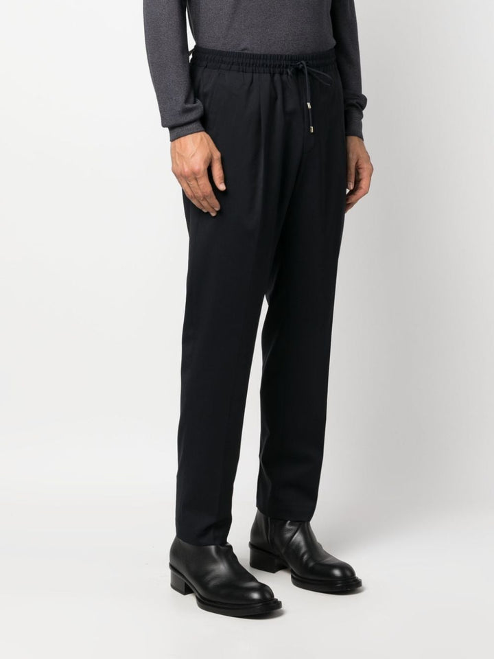 blue wimbledon trousers with drawstring