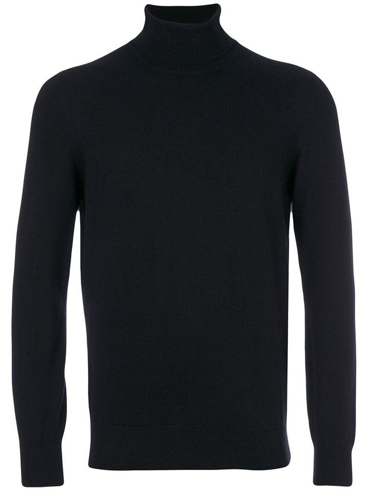 black cycling sweater