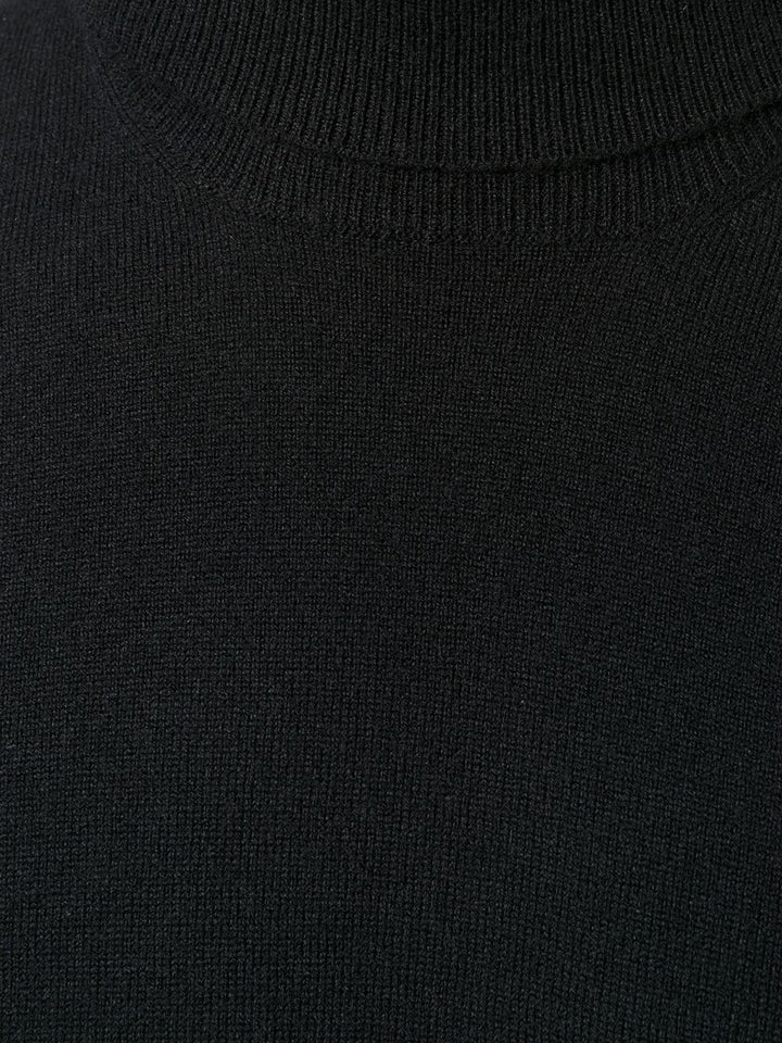 black cycling sweater