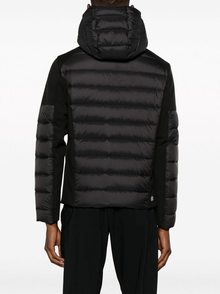 black down jacket with hood