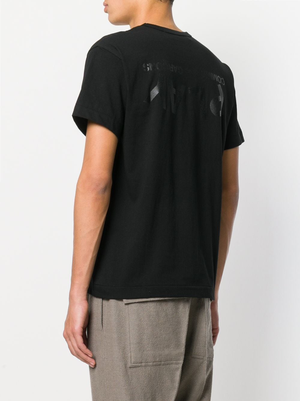 Black T-shirt with print