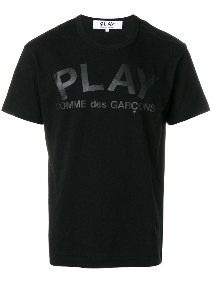 Black T-shirt with print