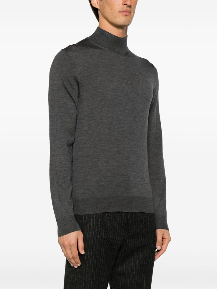 dark gray turtleneck