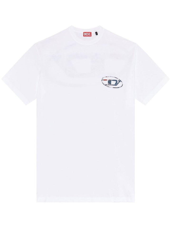 white t-shirt with print