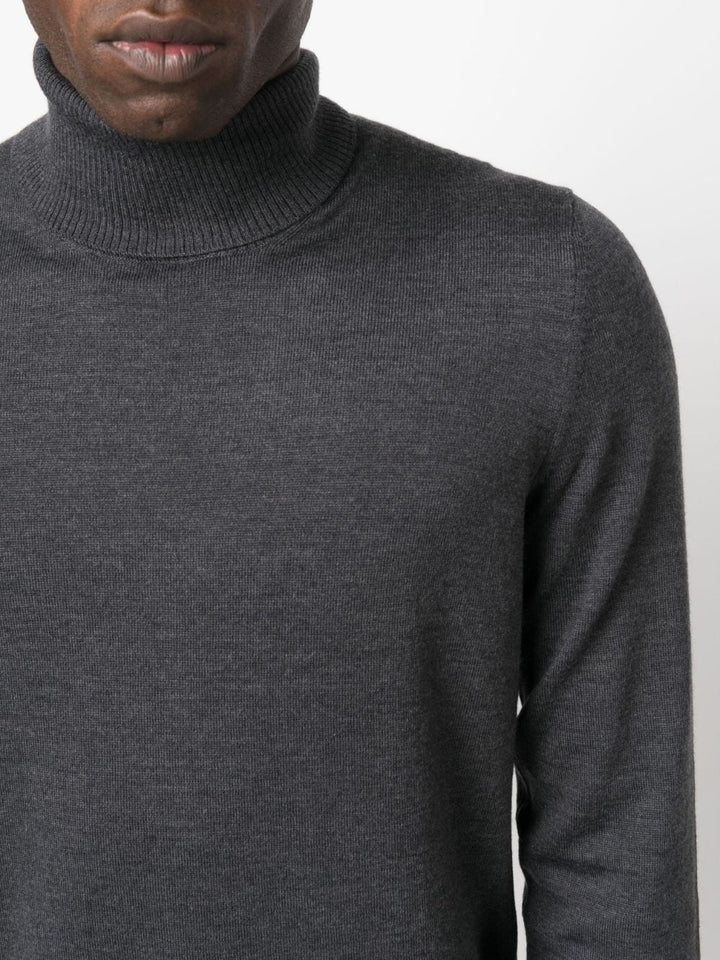 anthracite gray turtleneck