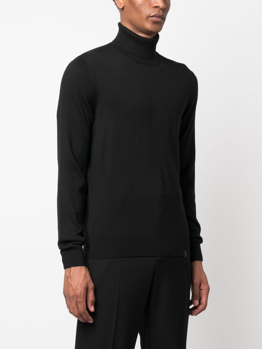 black turtleneck