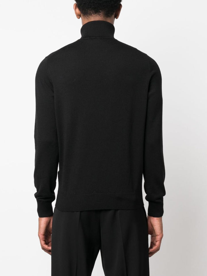 black turtleneck