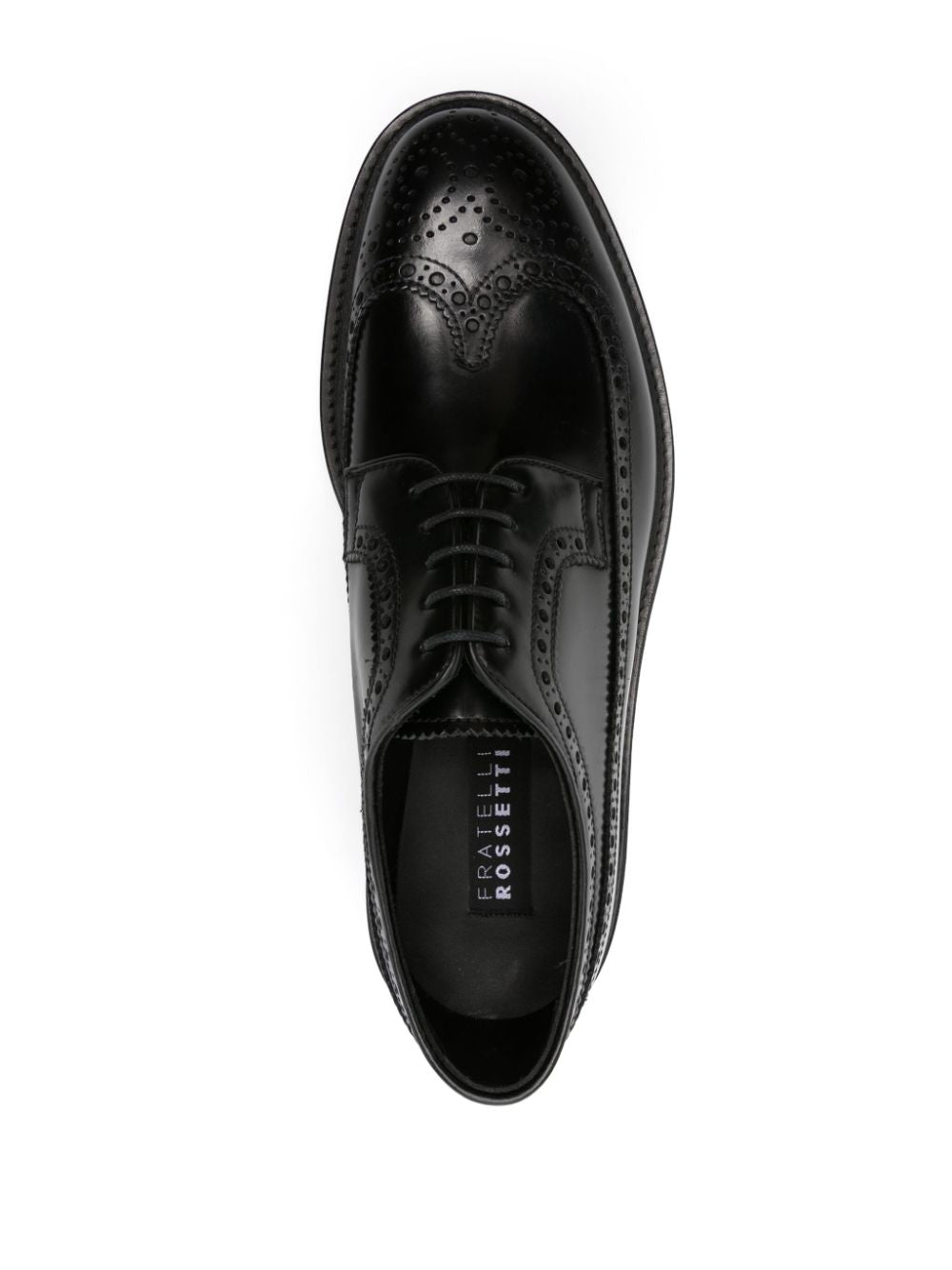 black lace-up brogues