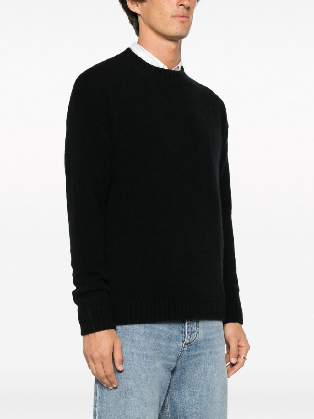 maglione girocollo nero