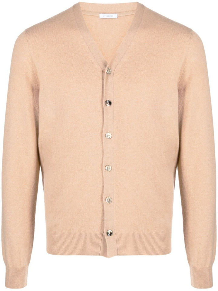 Beige cashmere cardigan