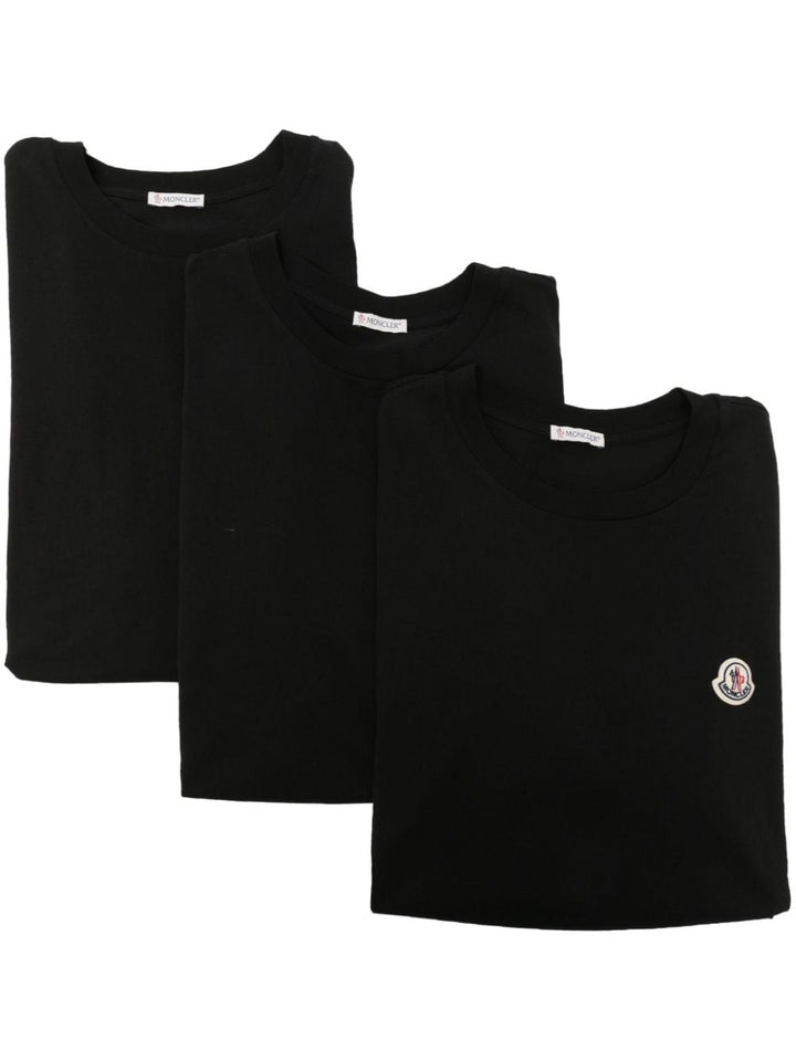 black threepack t-shirt