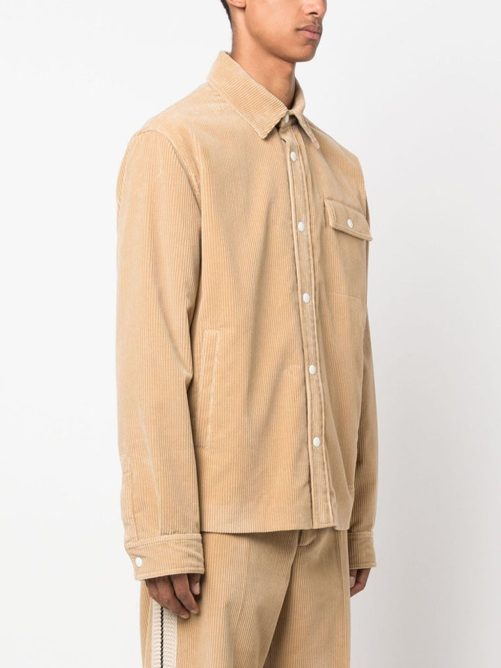 veste chemise beige