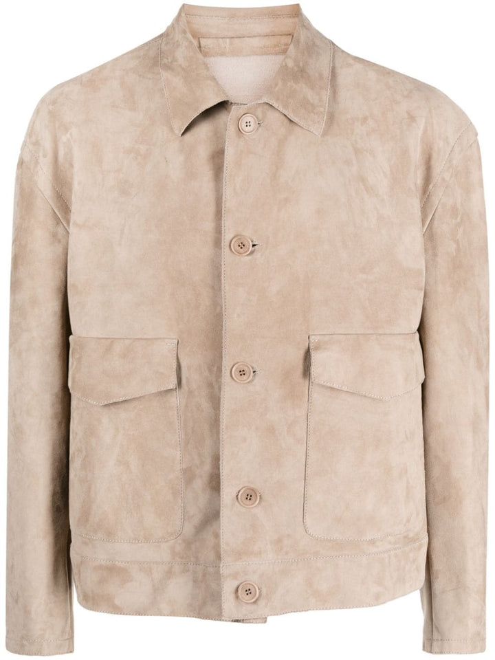 sand suede jacket