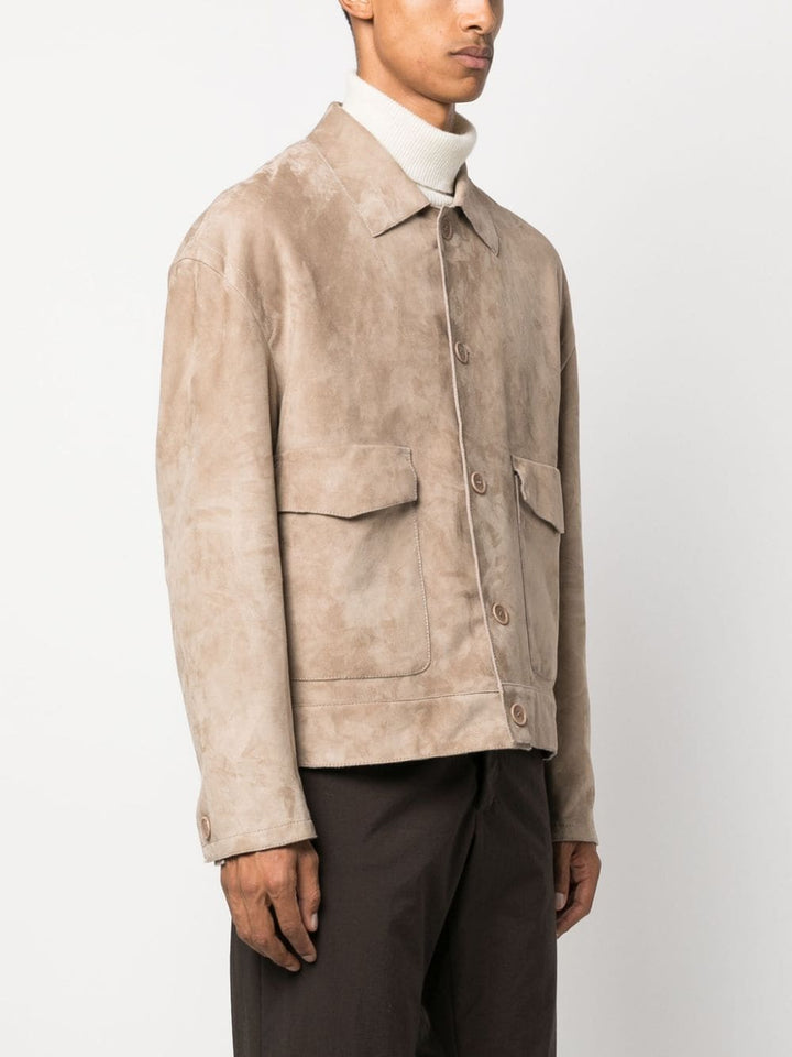 sand suede jacket