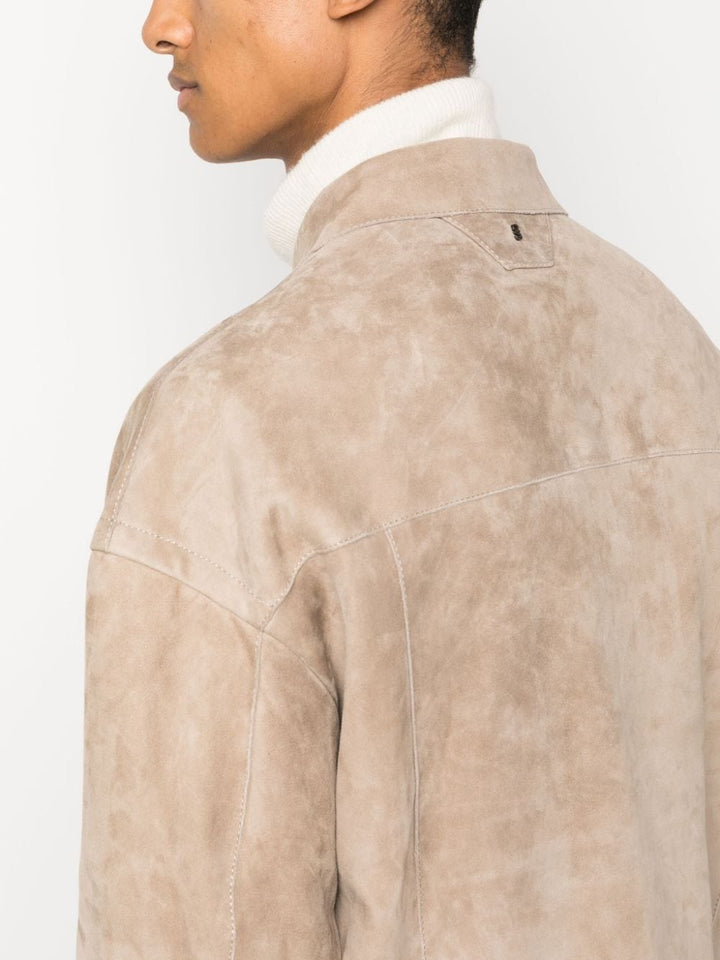 sand suede jacket