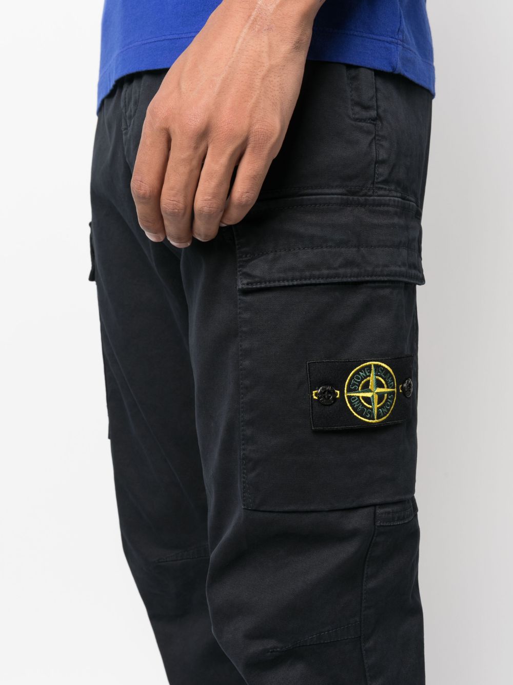 blue cargo pants