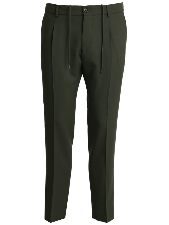 pantalone riccardo verde militare