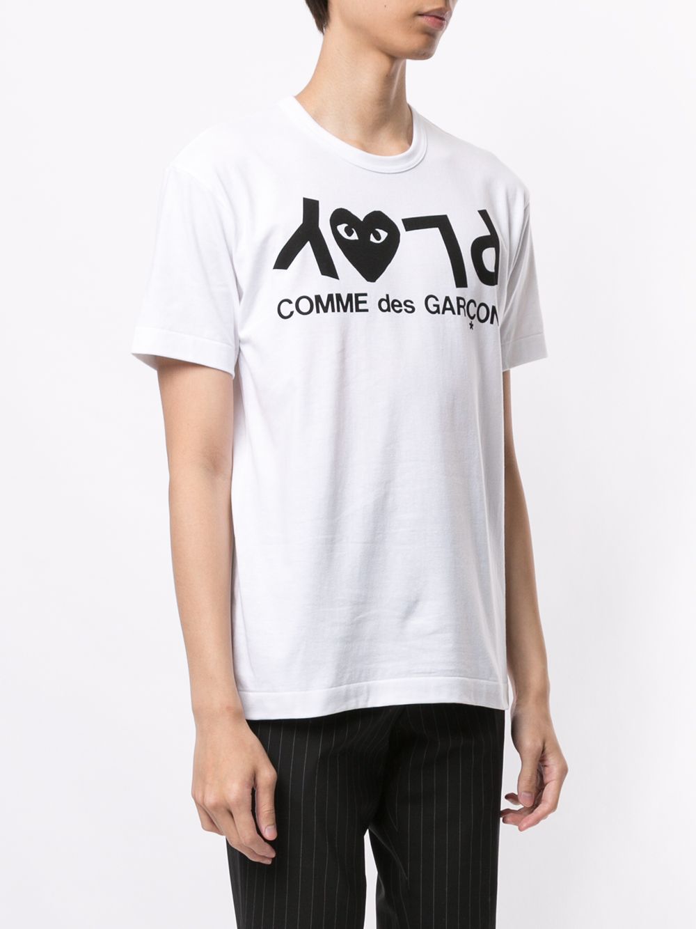 t-shirt with logo print