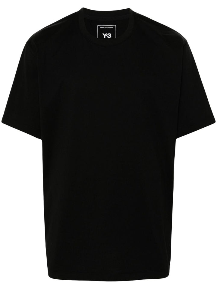 Black logotype T-shirt