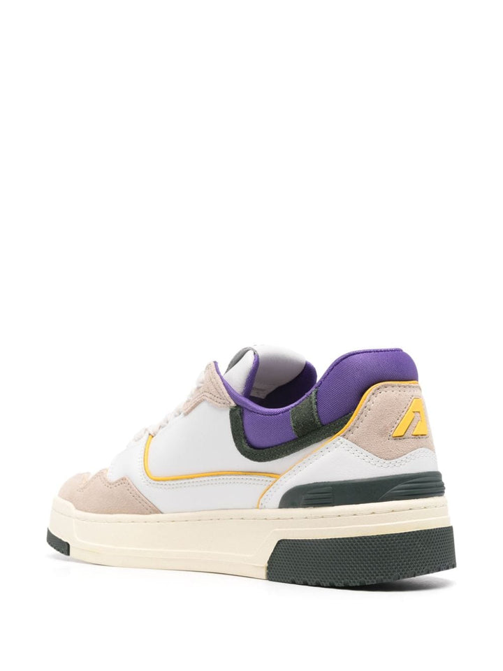 Sneaker action bianca e viola