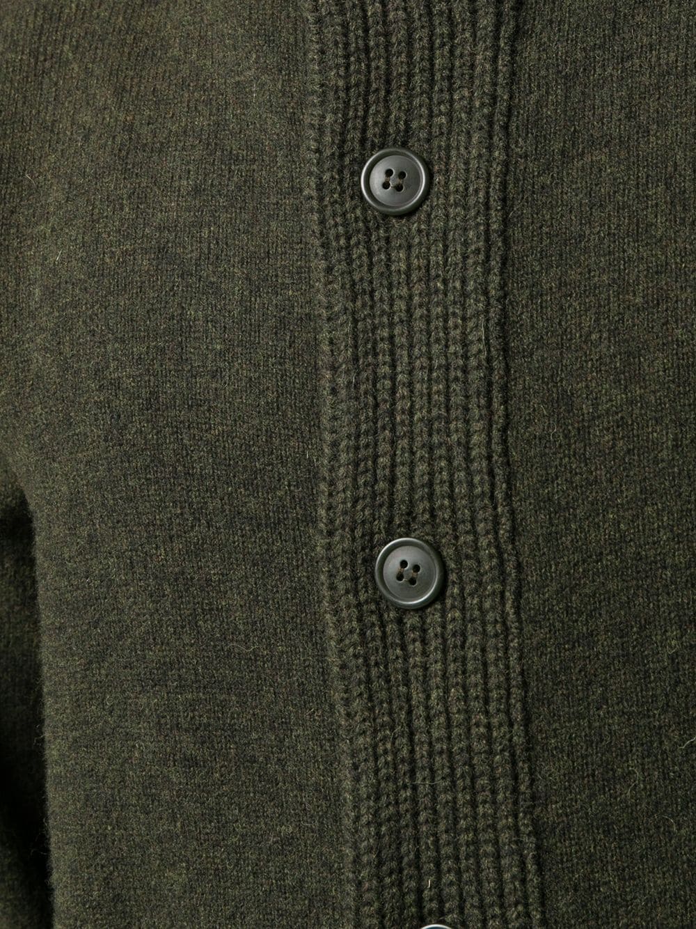 Giubbotto cardigan verde