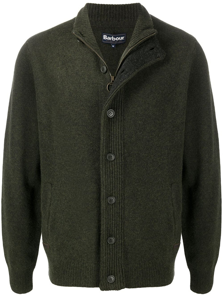 Giubbotto cardigan verde