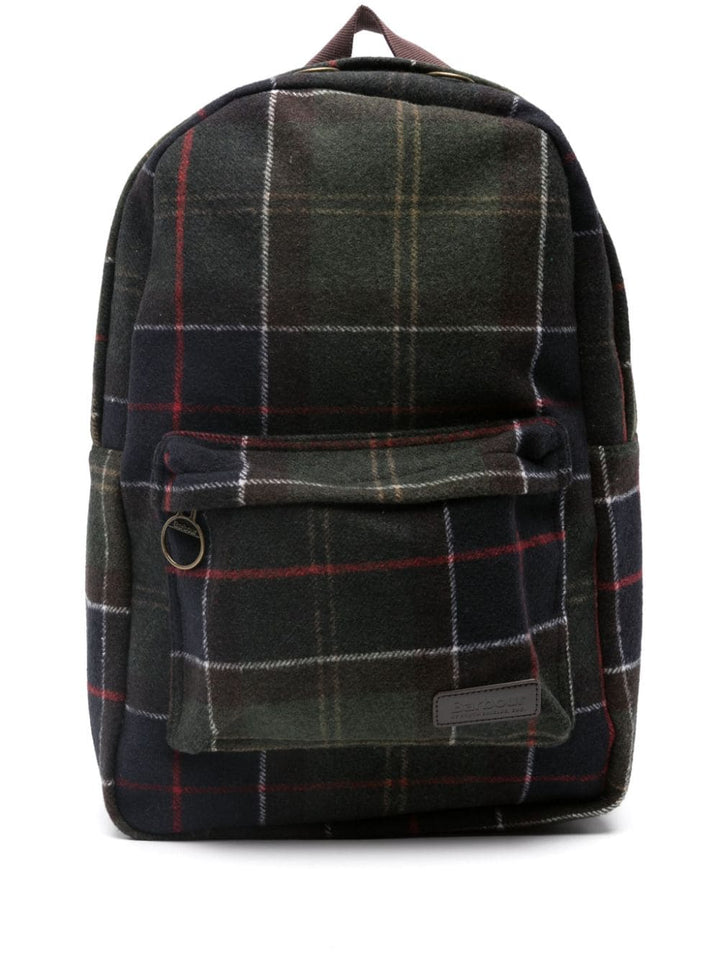 Zaino tartan verde