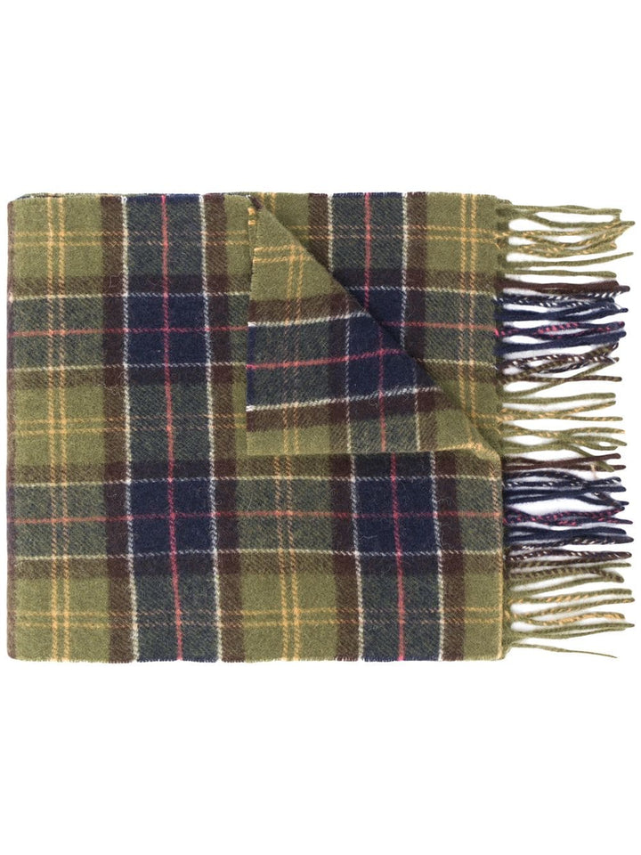 Sciarpa tartan verde