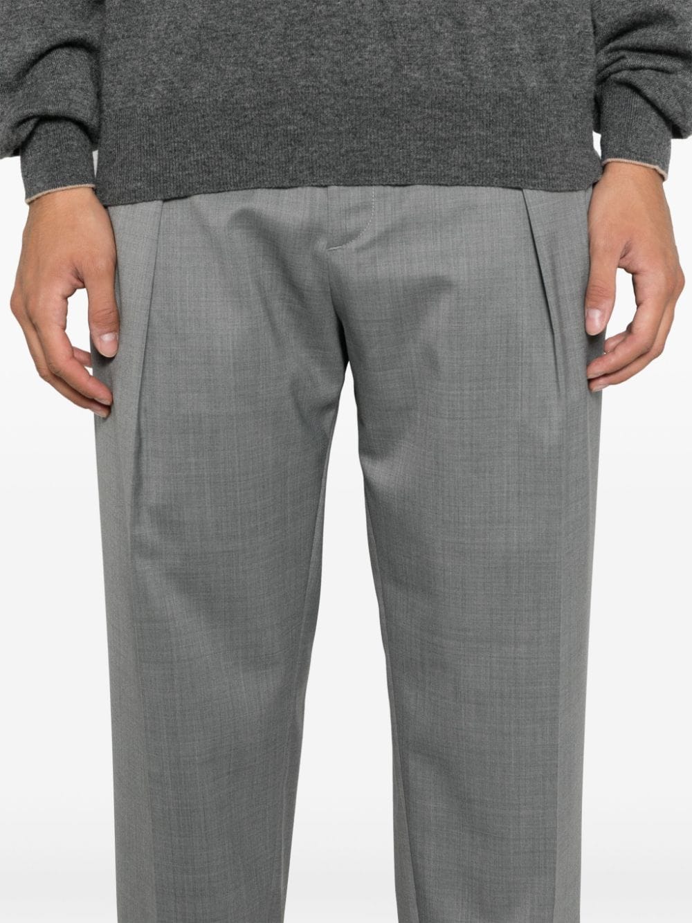 Pantalone Portobello crop grigio