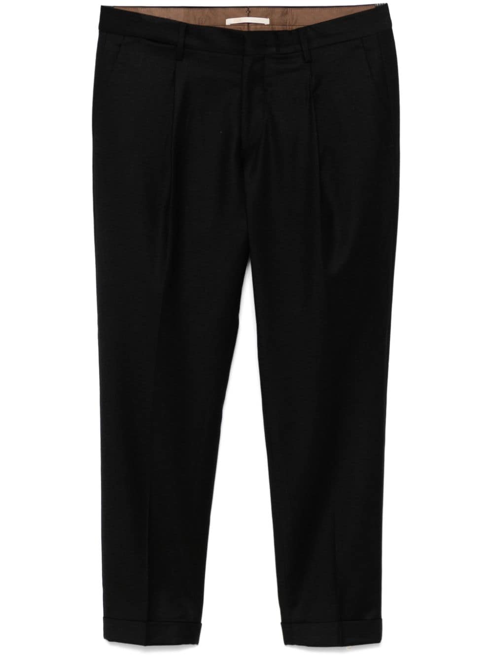 Pantalone Tiberios nero in lana