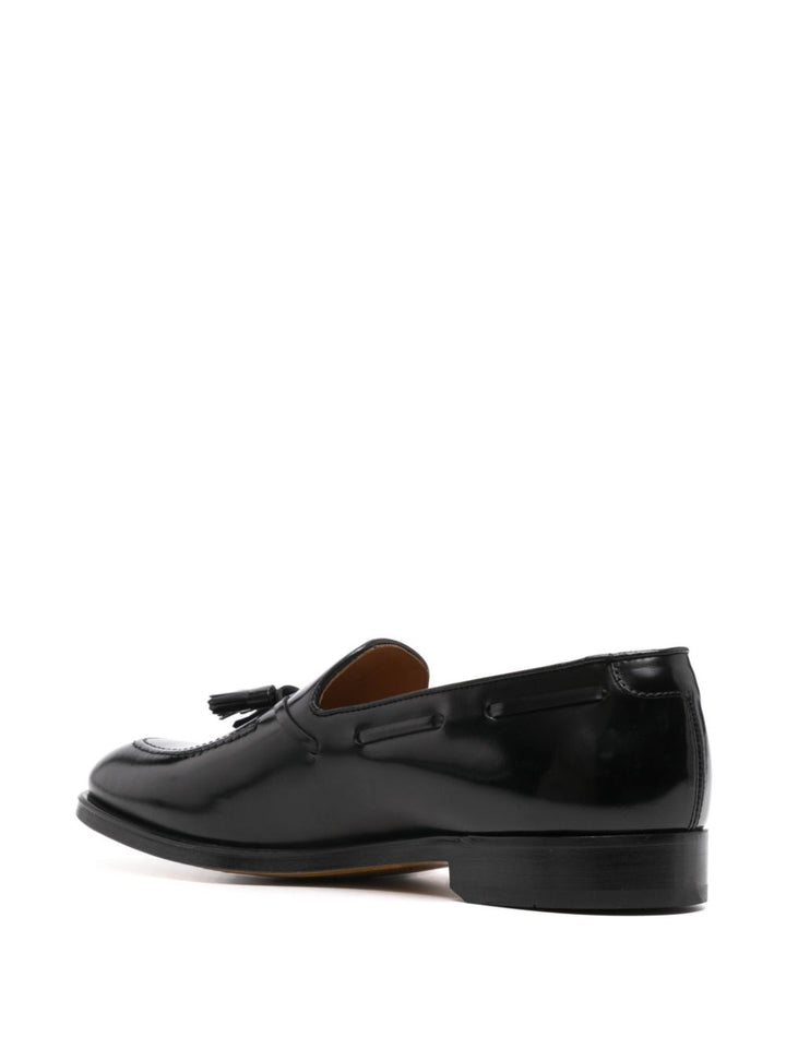 Mocassino Tassel nero con nappine