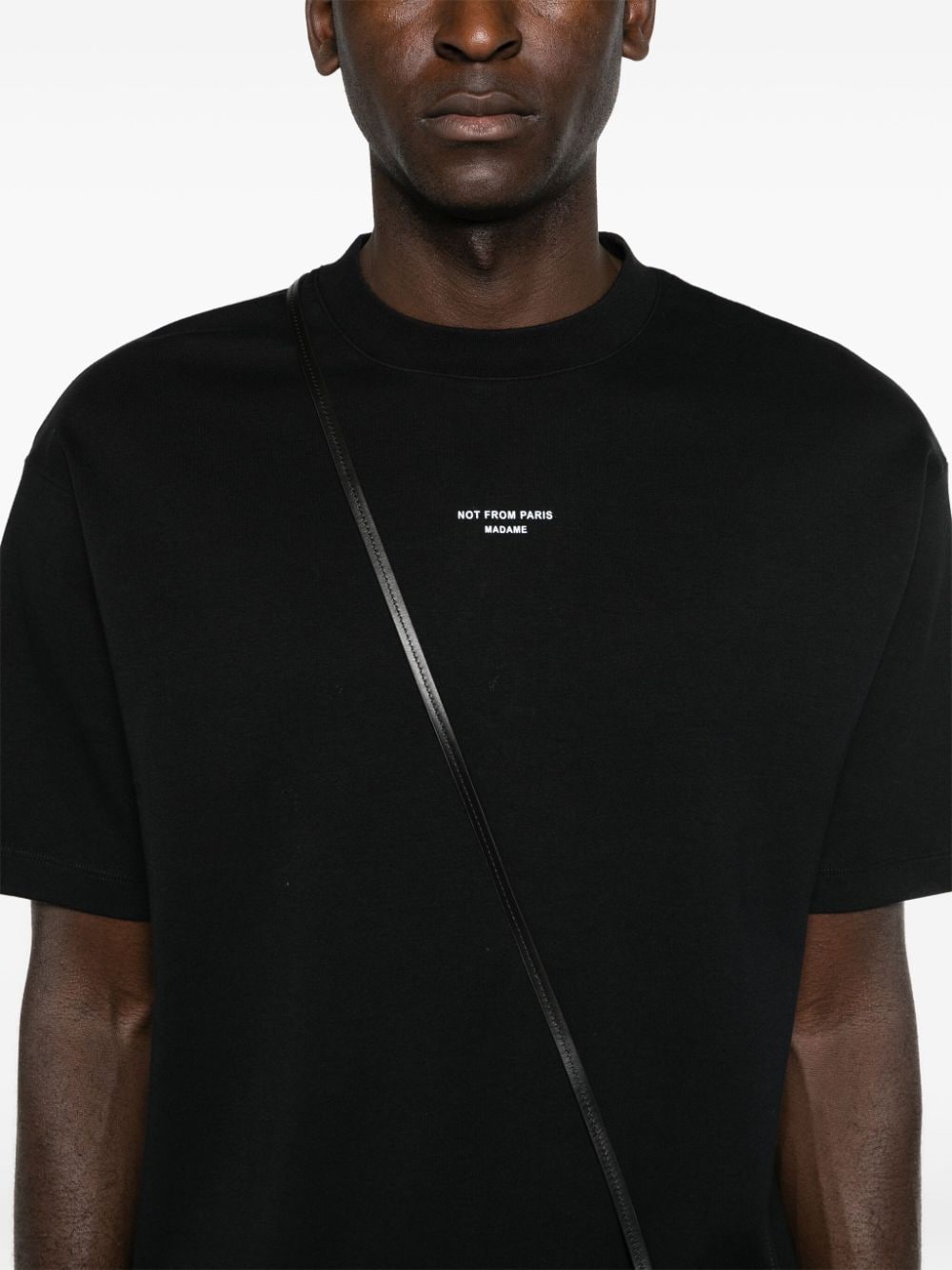 Black logotype T-shirt