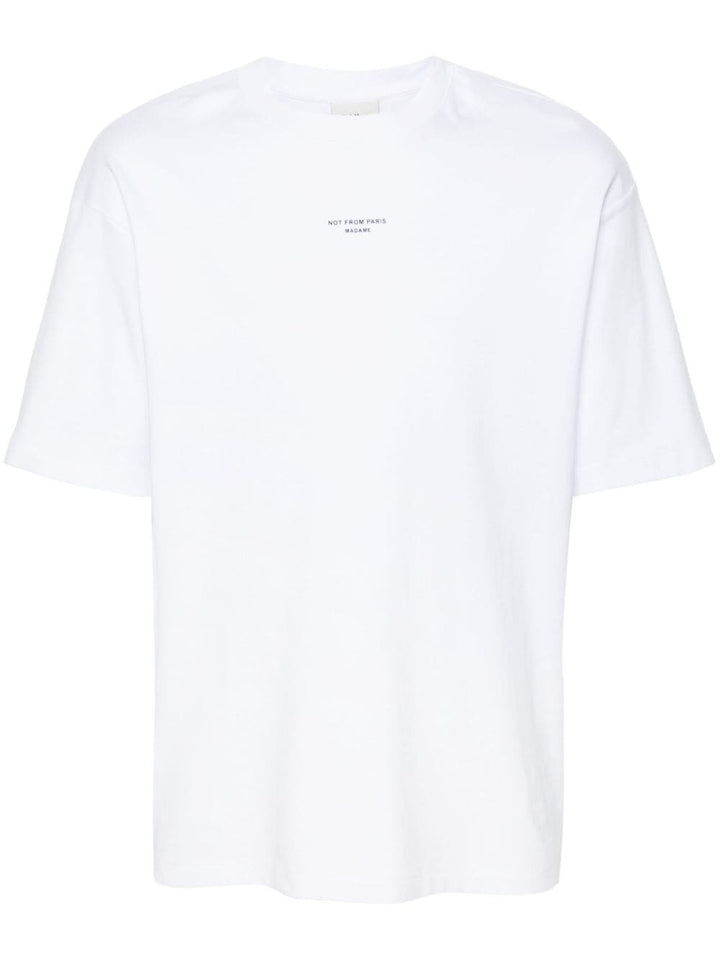 White logotype T-shirt