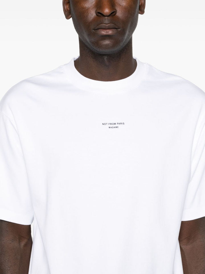 White logotype T-shirt