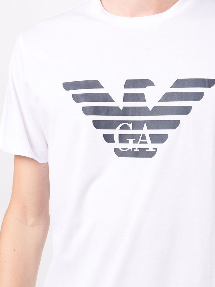 T-shirt bianca logo Eagle