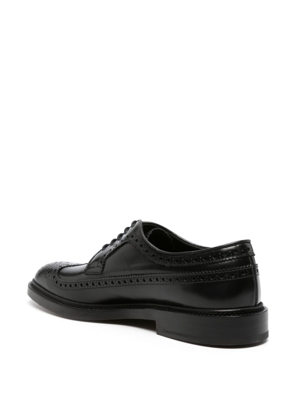 Stringata brogues nera