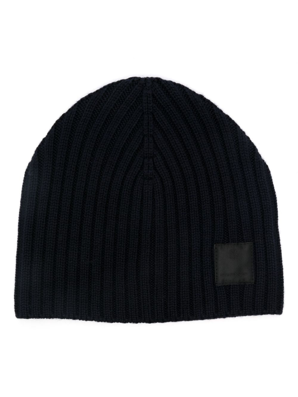 Beanie blu a coste