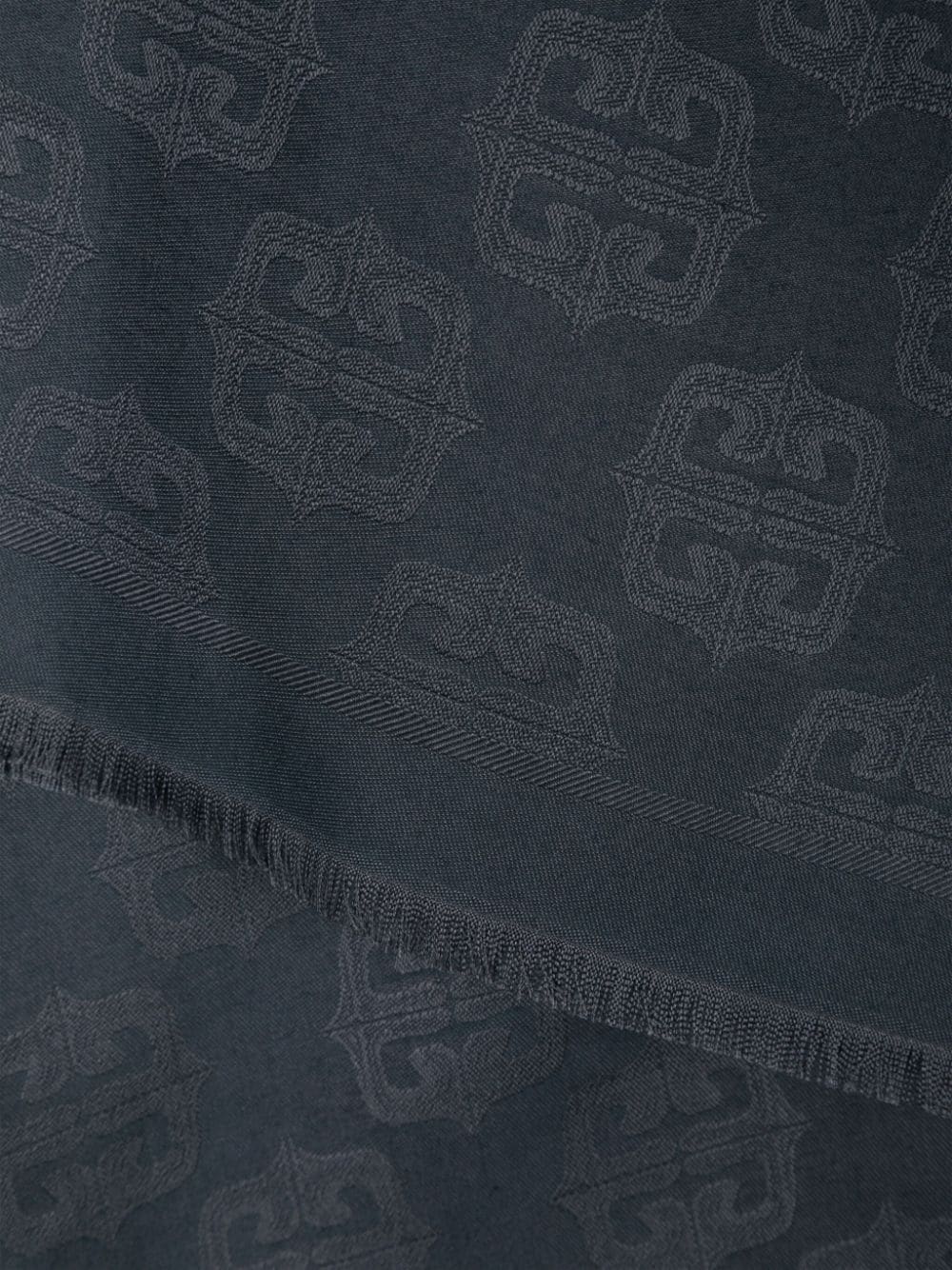 Sciarpa 4G Liquid jacquard navy