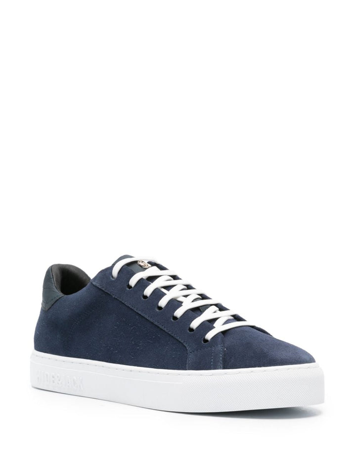 Sneaker Essence camoscio blu