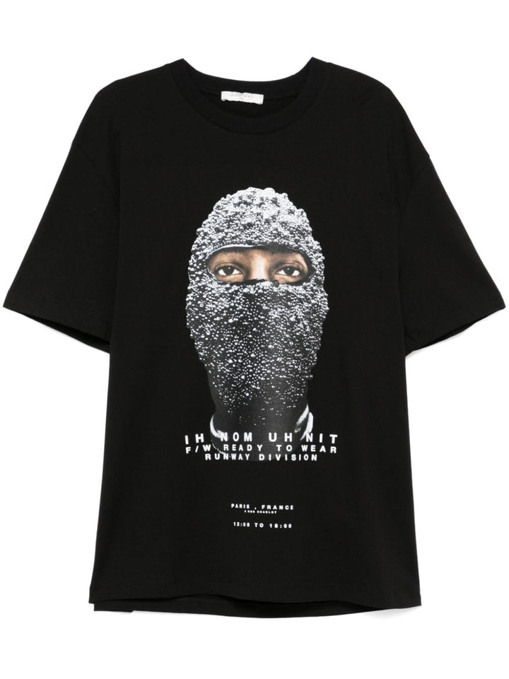 T-shirt nera black mask