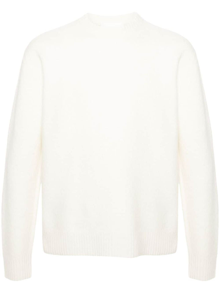 Maglione girocollo bianco