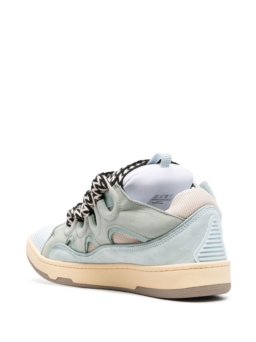 Sneaker curb verde acqua