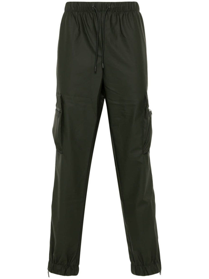 Pantalone cargo verde in poliuretano