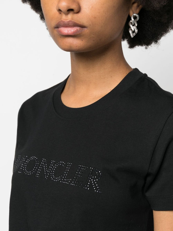 Black T-shirt with logo