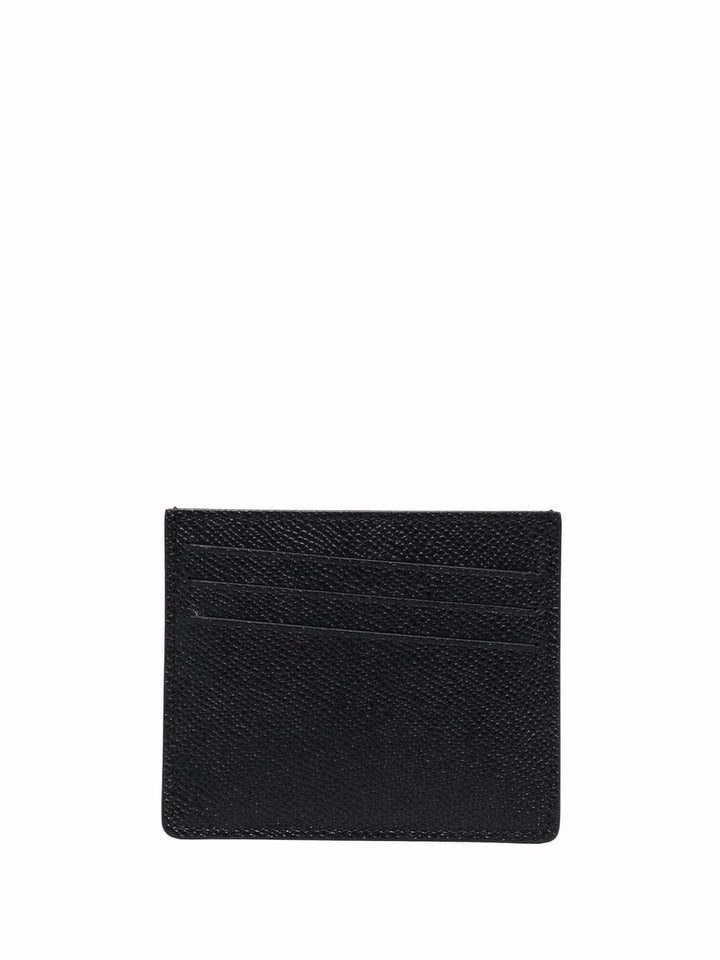 Smooth leather card holder