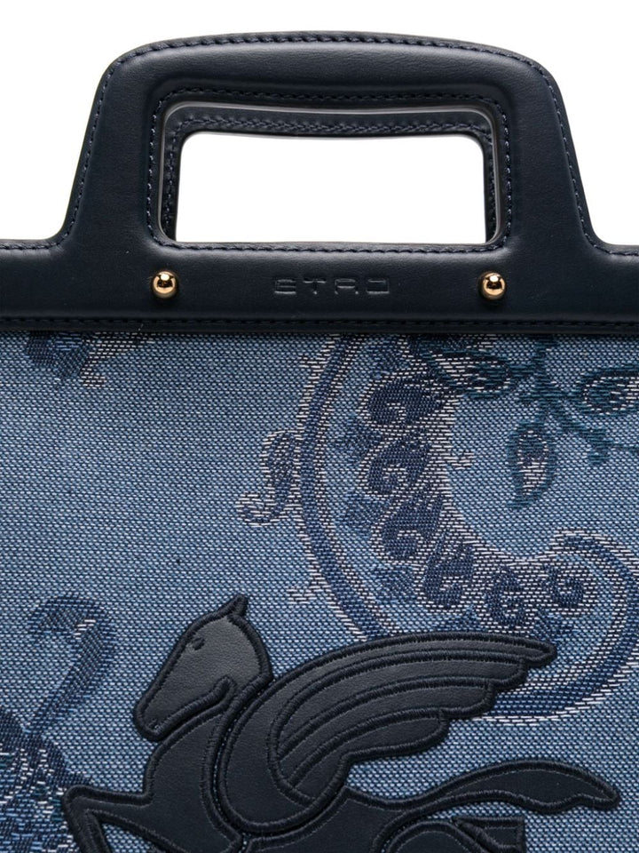 Borsa tote con motivo Pegaso